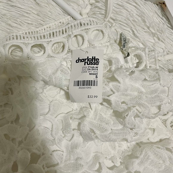 🤍 NWT white cocktail dress🤍 - Picture 2 of 2